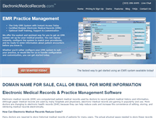 Tablet Screenshot of electronicmedicalrecords.com